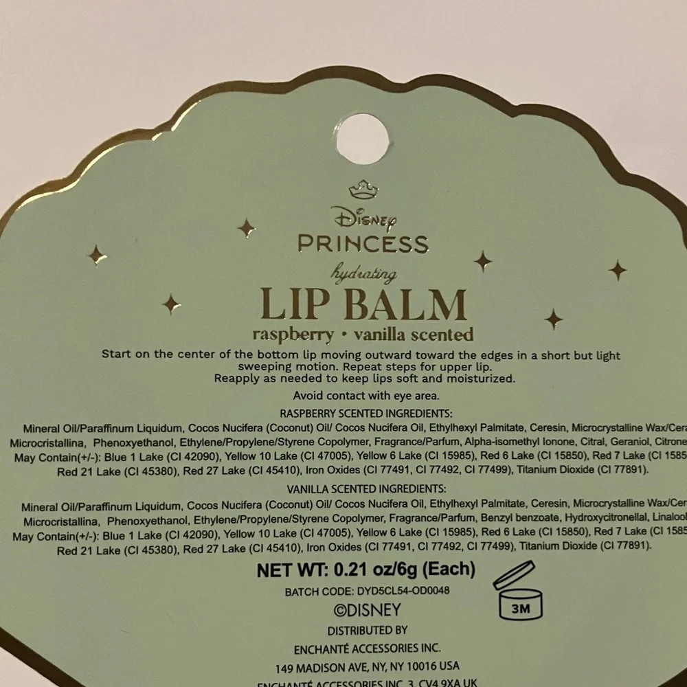 Disney Princess Lip Gloss and Balm Collection - Belle, Cinderella,‎ Ariel